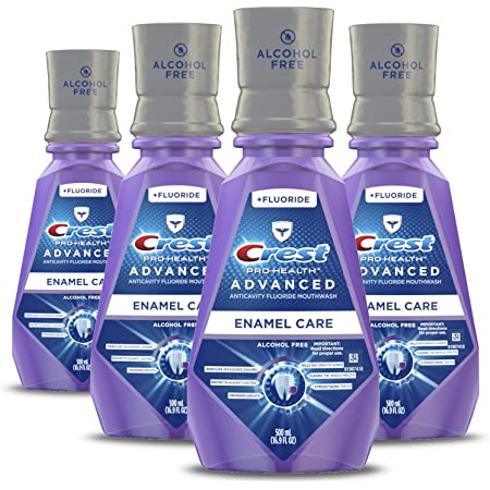 4-Pack 16.9-Oz Crest Pro Health Advanced Enamel Care Mouthwash (Alcohol Free) $9.94 w/ S&S + Free Shipping w/ Prime or on orders over $25