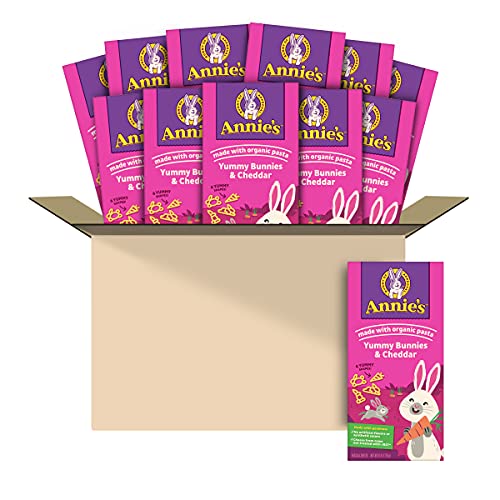 12-Pack 6-Oz Annie's Yummy Bunnies Macaroni & Cheese Pasta $9.91 w/ S&S + Free Shipping w/ Prime or on orders over $25