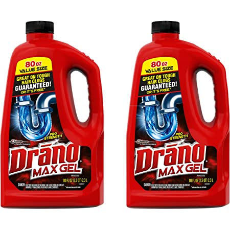 2-Count 80-Oz Drano Max Gel Drain Clog Remover and Cleaner $9.48 w/ S&S + Free Shipping w/ Prime or on orders over $25