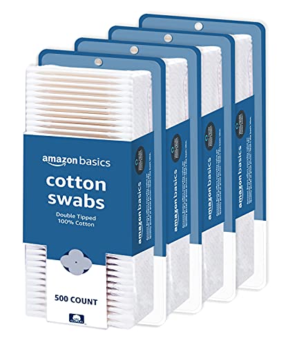 4-Pack 500-Count Amazon Basics Cotton Swabs $8.27 w/ S&S + Free Shipping w/ Prime or on orders over $25