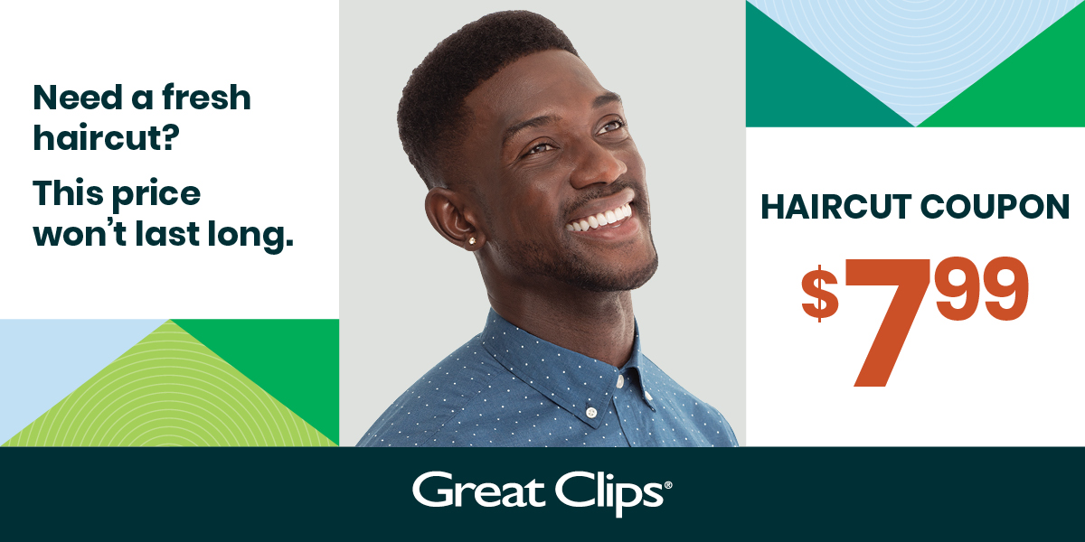 Great Clips Salon Austin Area Locations: Haircut Coupon for $8
