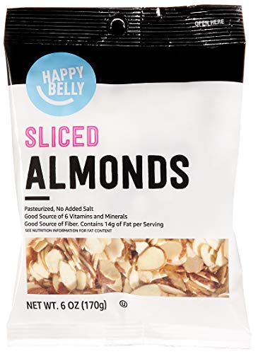 6-Oz Amazon Brand Happy Belly Sliced Almonds $3.44 + Free Shipping w/ Prime or on orders over $25