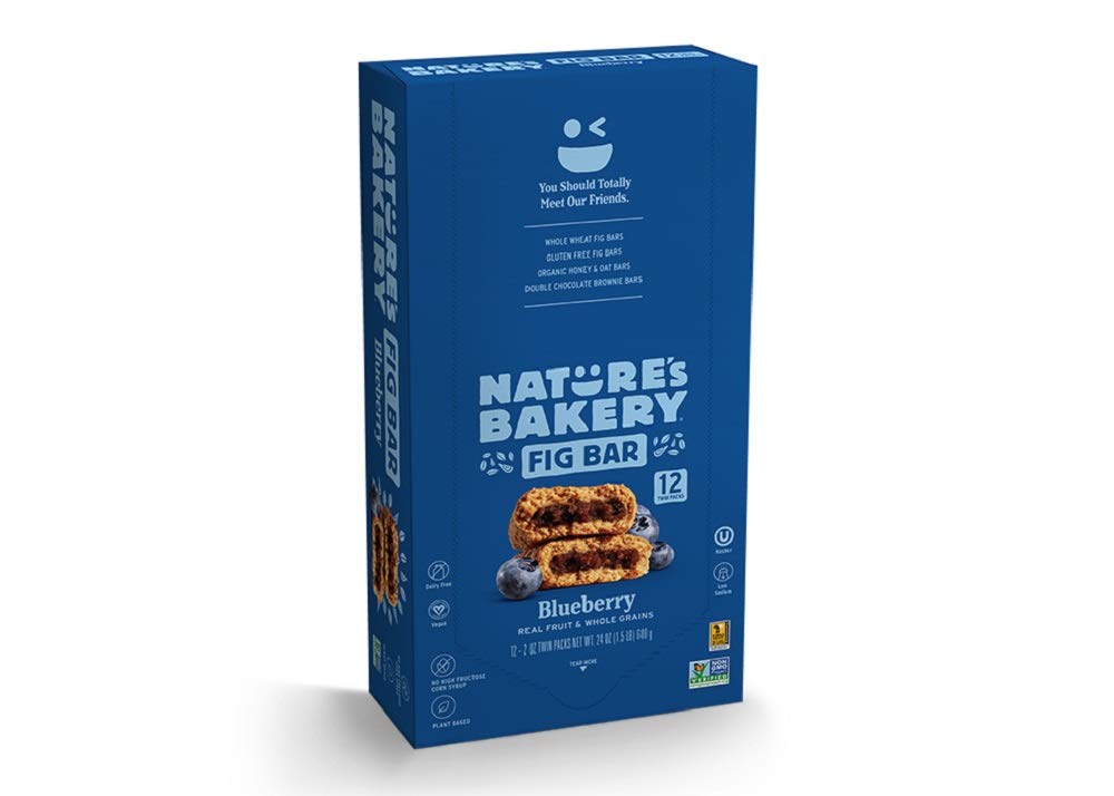 12-Count 2-Oz Nature's Bakery Whole Wheat Fig Bars (Blueberry) $6.44 w/ S&S + Free Shipping w/ Prime or on orders over $25