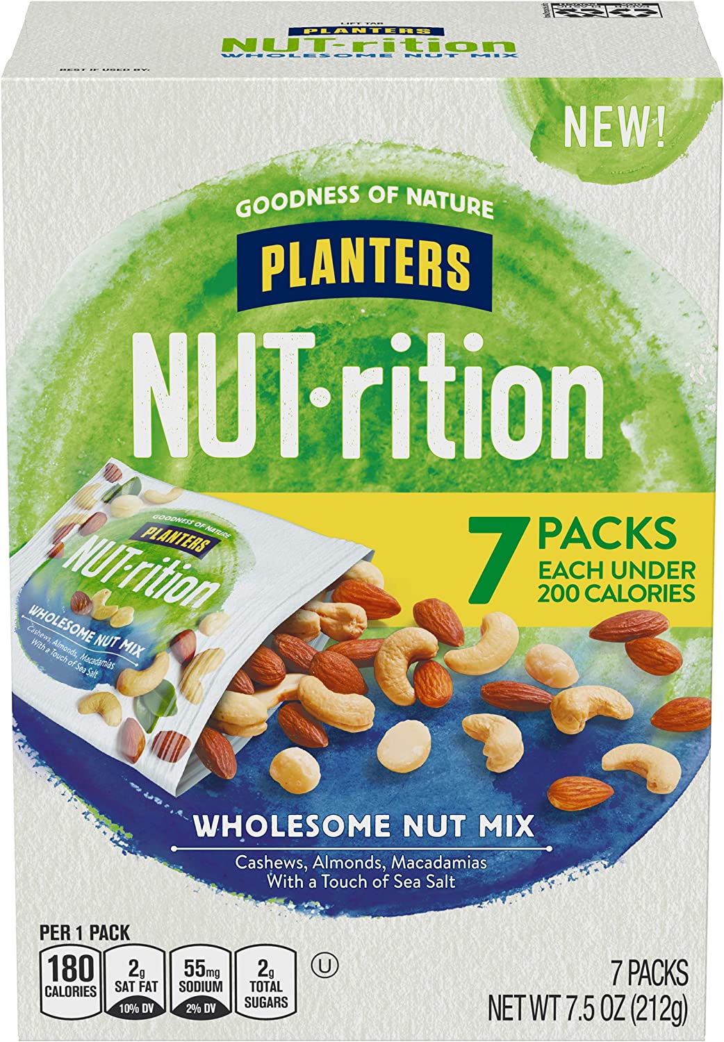 7.5-Oz Planters NUT-rition Wholesome Nut Mix $4.18 w/ S&S + Free Shipping w/ Prime or on orders over $25