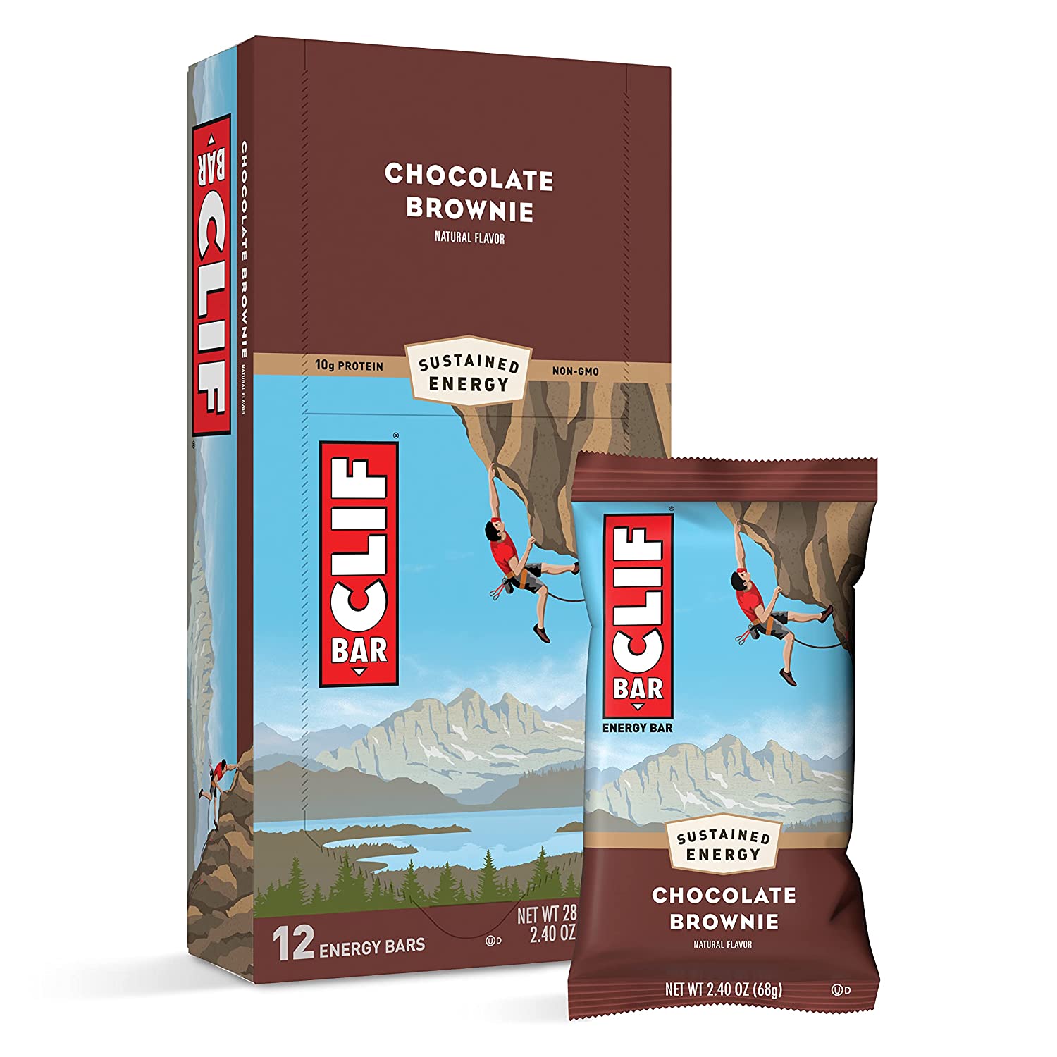 12-Count 2.4-Oz CLIF Energy Bars (Chocolate Brownie) $10.19 & More w/ S&S + Free Shipping w/ Prime or on orders over $25