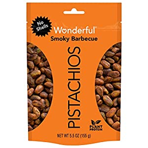5.5-Oz Wonderful Pistachios (No Shells, BBQ) $3.51 w/ S&S + Free Shipping w/ Prime or on orders over $25 $3.43