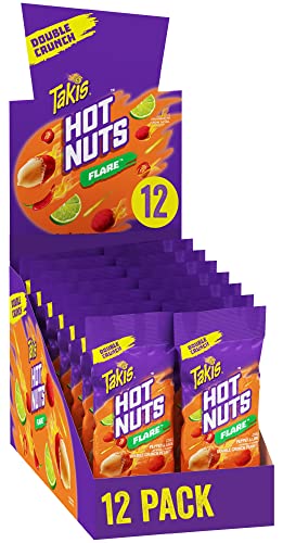 12-Count 3.2-Oz Takis Hot Nuts Flare Double Crunch Peanuts (Chili Pepper and Lime) $8.76 + Free Shipping w/ Prime or on orders over $25