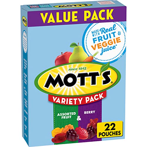 22-Count 0.8-Oz Mott's Fruit Flavored Variety Snacks $3.73 w/ S&S + Free Shipping w/ Prime or on orders over $25