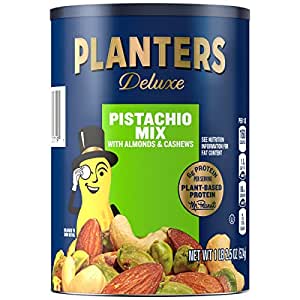 18.5-Oz Planters Deluxe Pistachio Mix $7.58 w/ S&S + Free Shipping w/ Prime or on orders over $25