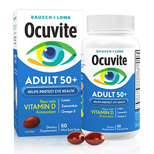 50-Count Ocuvite Eye Vitamin & Mineral Supplement $8.17 w/ S&S + Free Shipping w/ Prime or on orders over $25