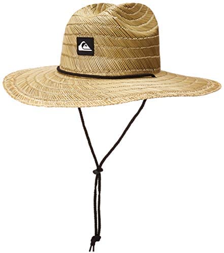 Men's Quiksilver Pierside Lifeguard Beach Sun Straw Hat (Natural/Black) $14 + Free Shipping w/ Prime or on orders over $25