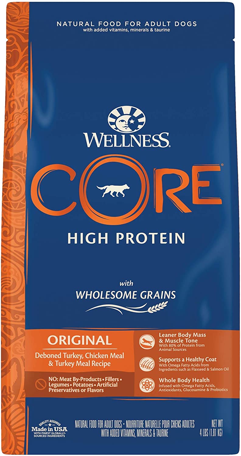 4-lbs Wellness Core Dry Dog Food from $8 w/ S&S + Free Shipping w/ Prime or on orders over $25