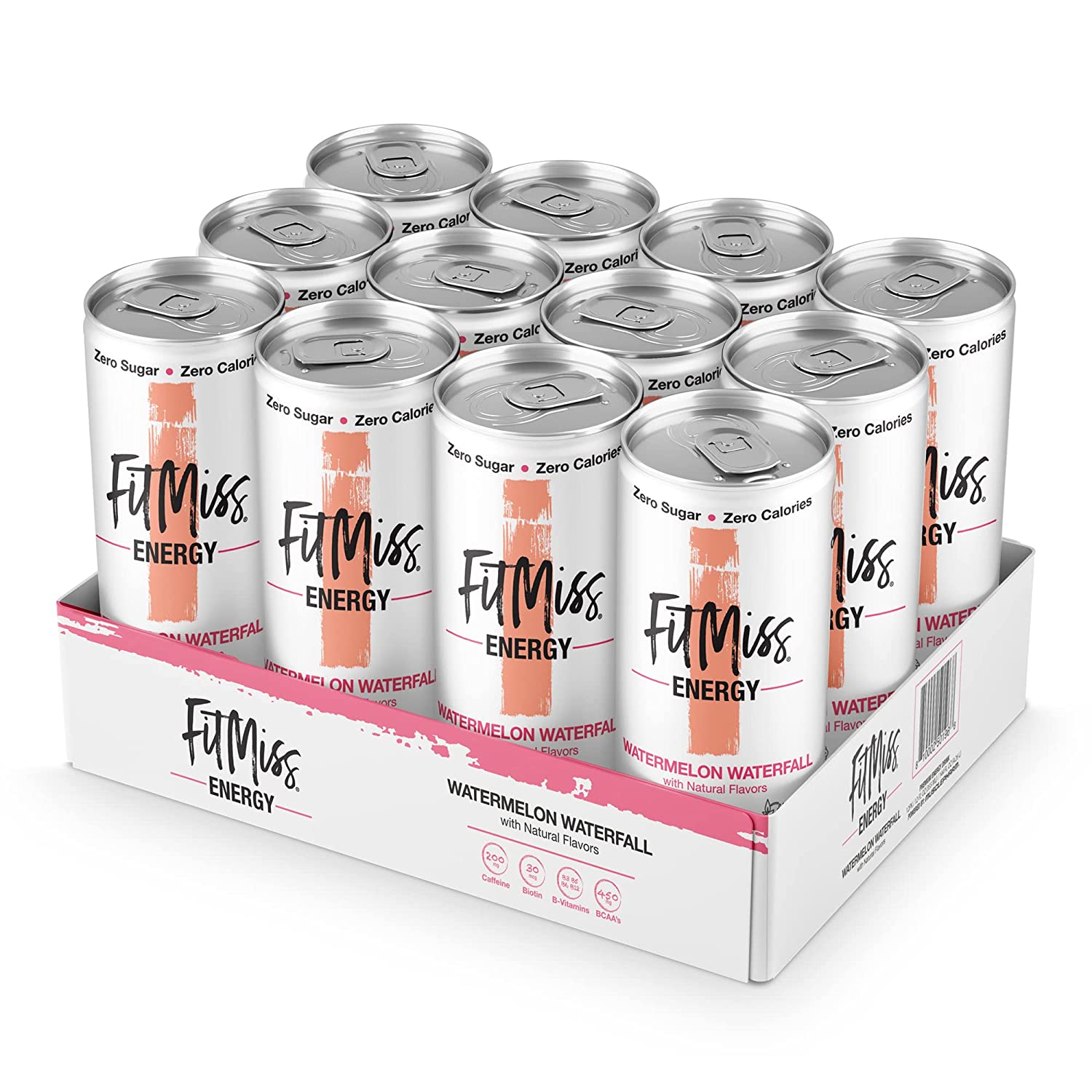 12-Pack 12-Oz MusclePharm FitMiss Sugar Free Energy Drink (various flavors) from $8.80 + Free Shipping w/ Prime or on orders over $25