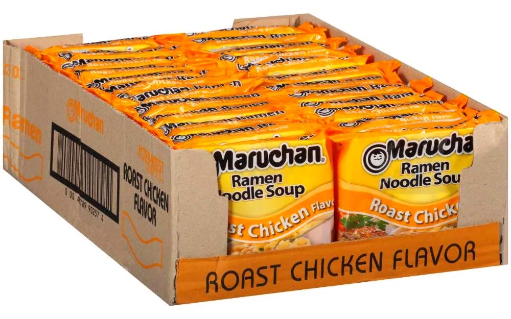 24-Pack 3.0-Oz Maruchan Ramen Roast Chicken $5.76 + Free Shipping w/ Prime or on orders over $25