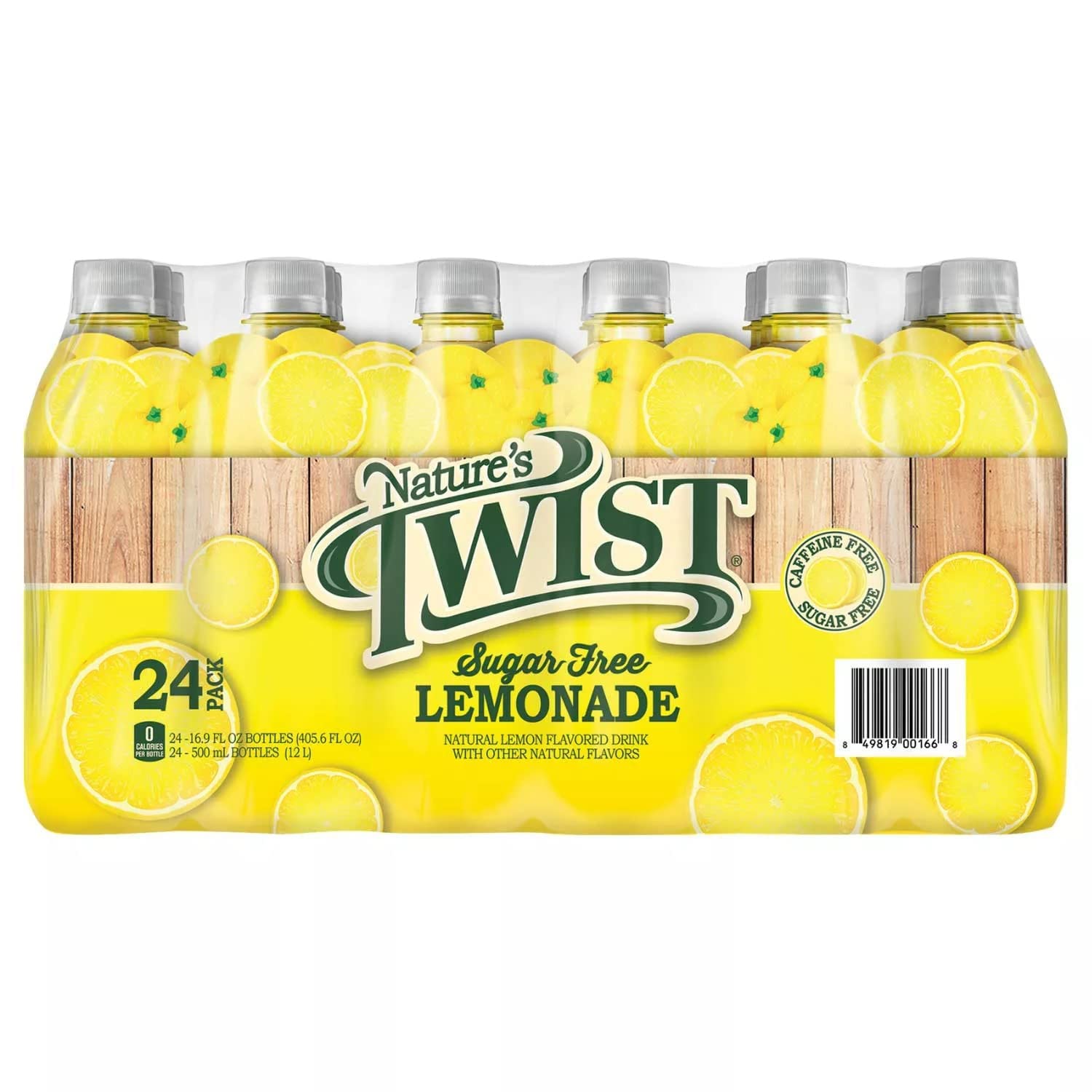 24-Pack 16.9-Oz Nature's Twist Sugar Free Lemonade $12.59 + Free Shipping w/ Prime or on orders over $25