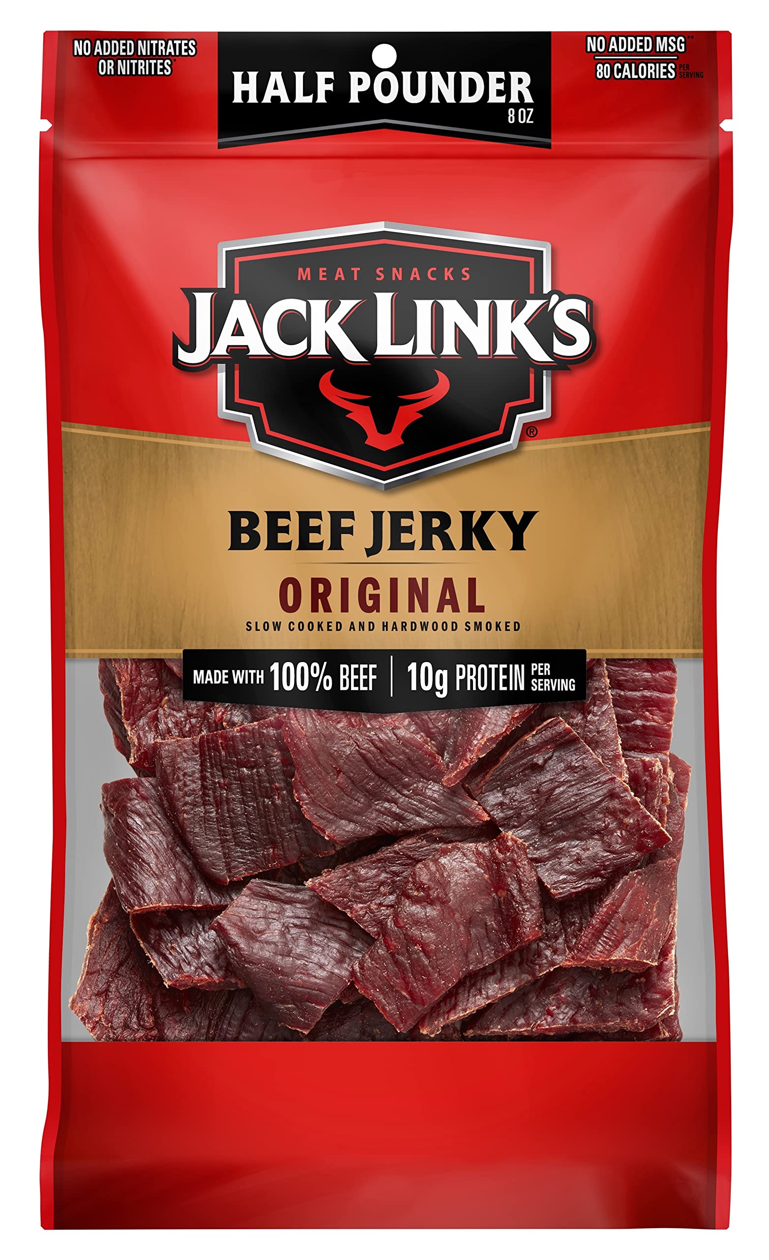 8Oz Jack Link's Beef Jerky (Original) 7.82 w/ S&S + Free Shipping w