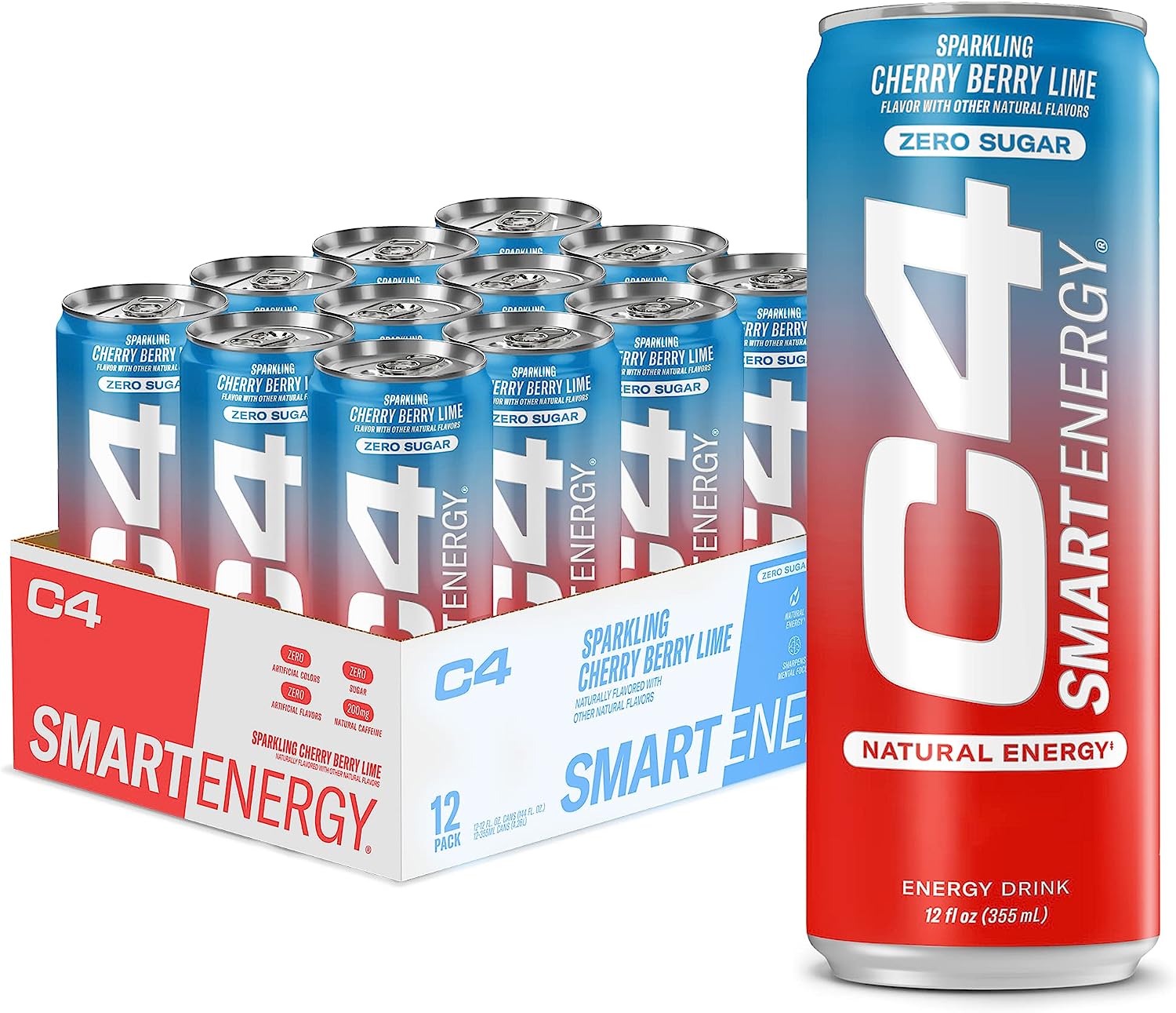 12Pack 12Oz Cellucor C4 Smart Energy Drink (Freedom Ice) 13.32 w/ S&S + Free Shipping w
