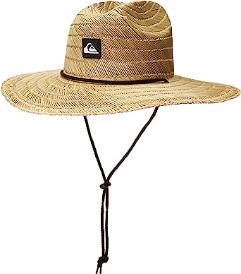 Men's Quiksilver Pierside Lifeguard Beach Sun Straw Hat (Natural/Black) $15 + Free Shipping w/ Prime or on orders over $25