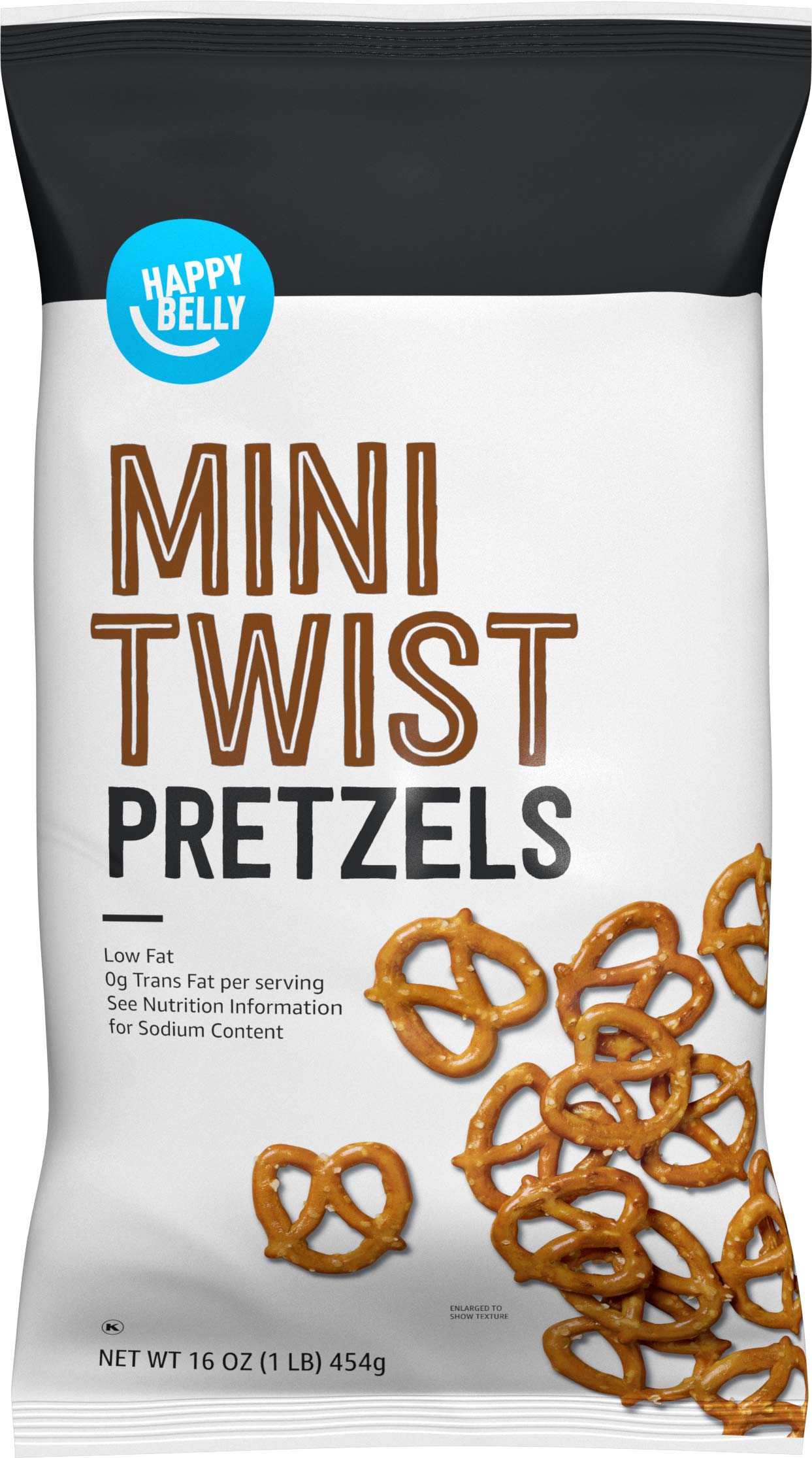 16-Oz Happy Belly Mini Twist Pretzels $2 + Free Shipping w/ Prime or on orders over $35