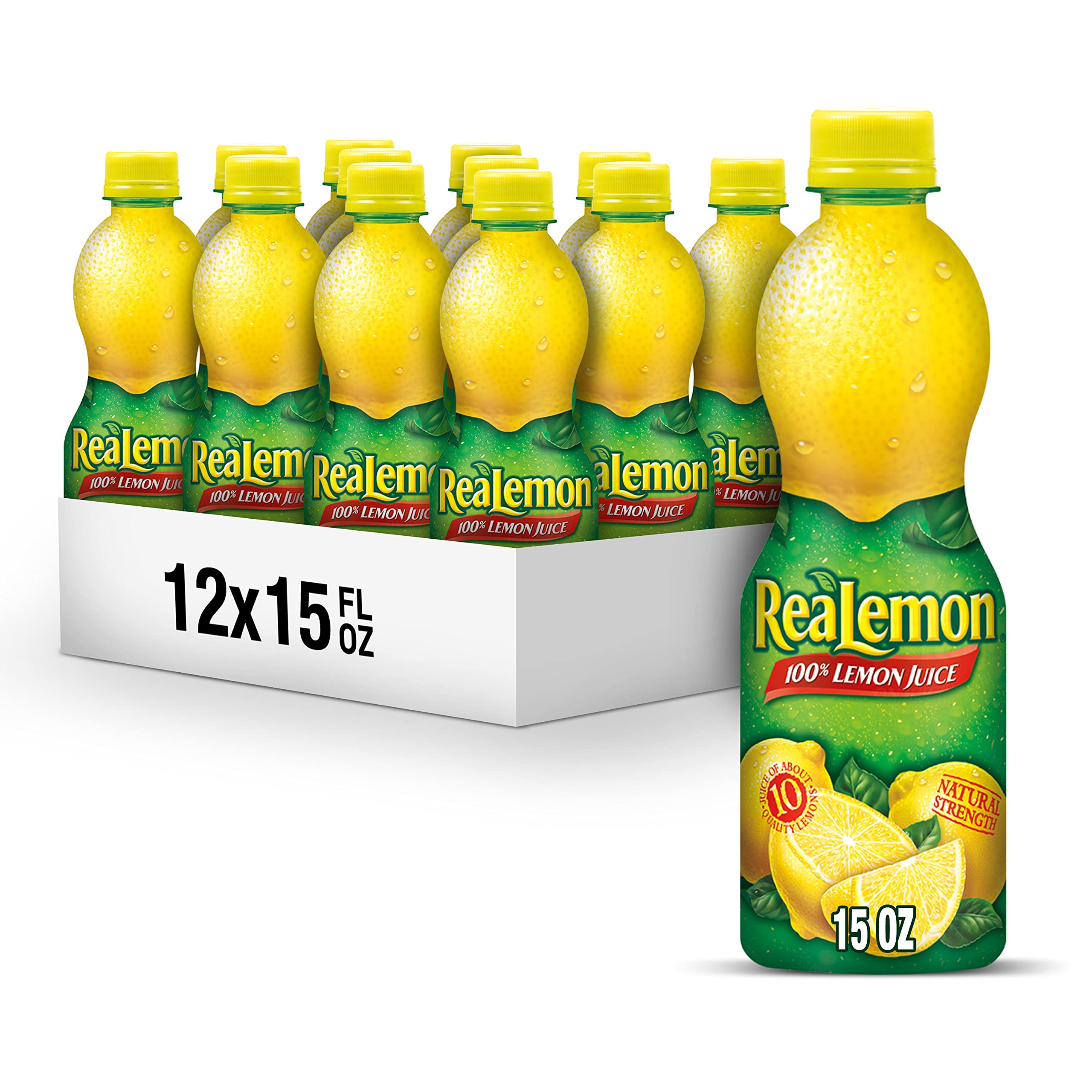 12-Pack 15-Oz ReaLemon 100% Lemon Juice $12.32 + Free Shipping w/ Prime or on orders over $35