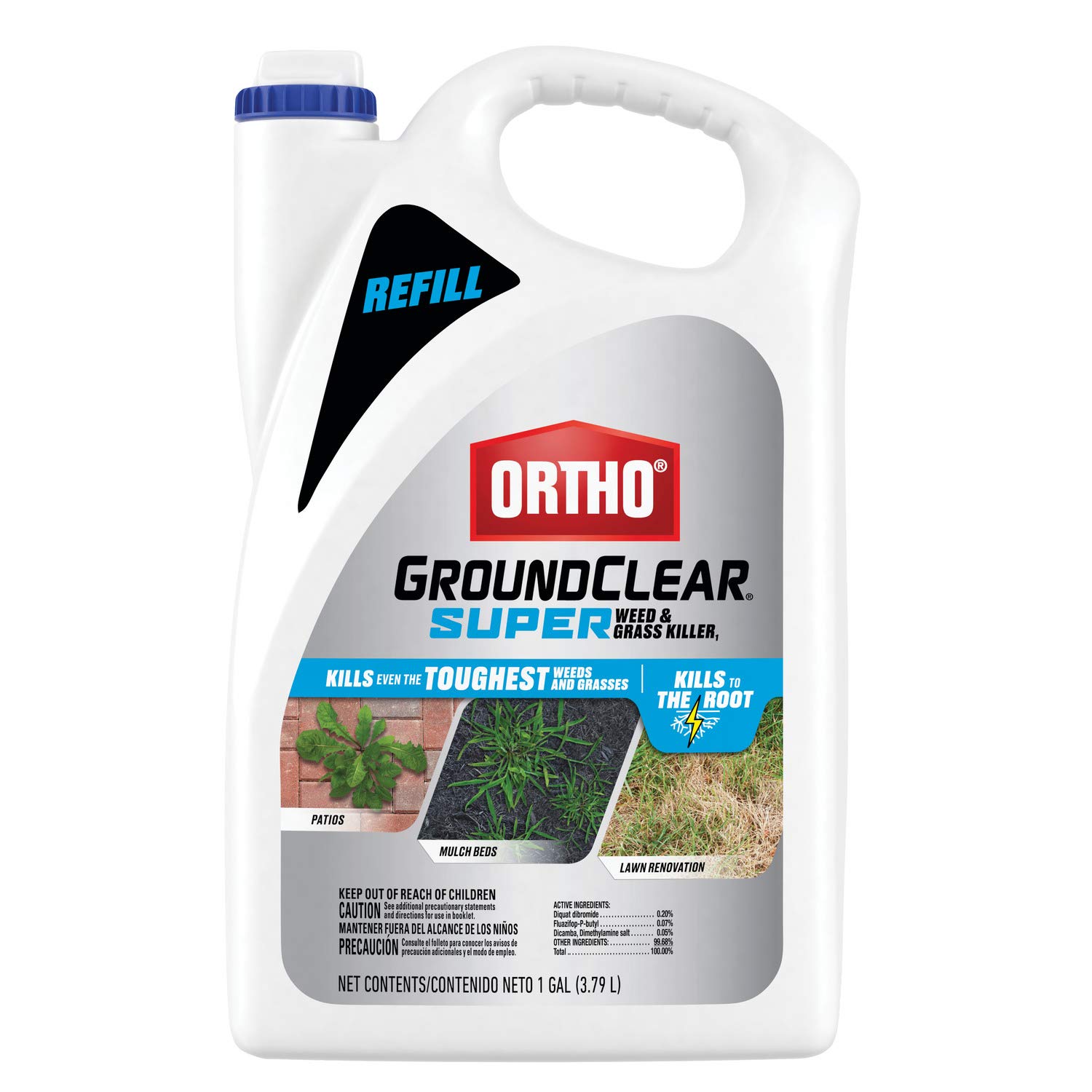 1-Gal Ortho GroundClear Super Weed & Grass Killer Refill $8.97 + Free Shipping w/ Prime or on orders over $35