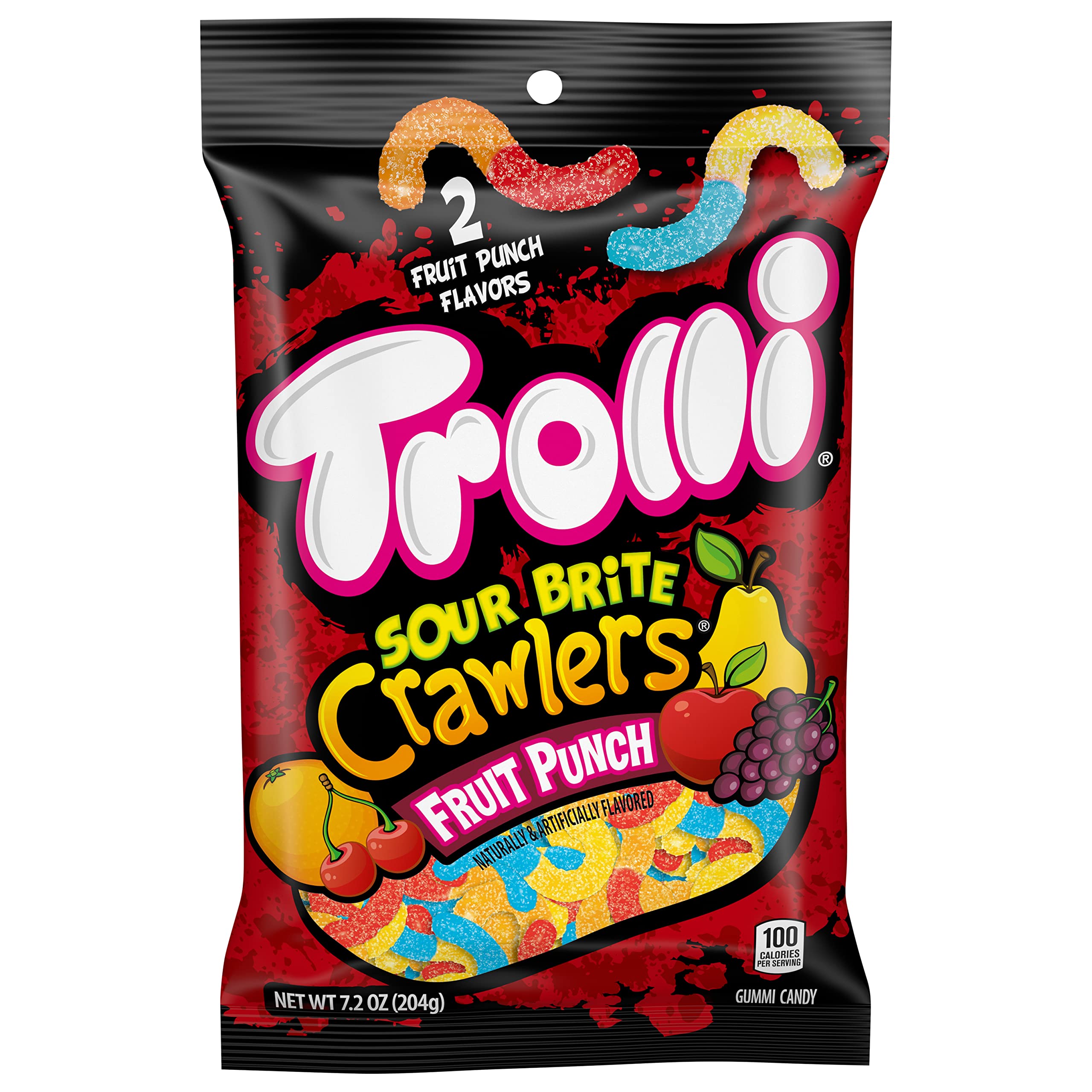 7.2-Oz Trolli Sour Brite Crawlers (Fruit Punch) $0.94 w/ S&S + Free Shipping w/ Prime or on orders over $35