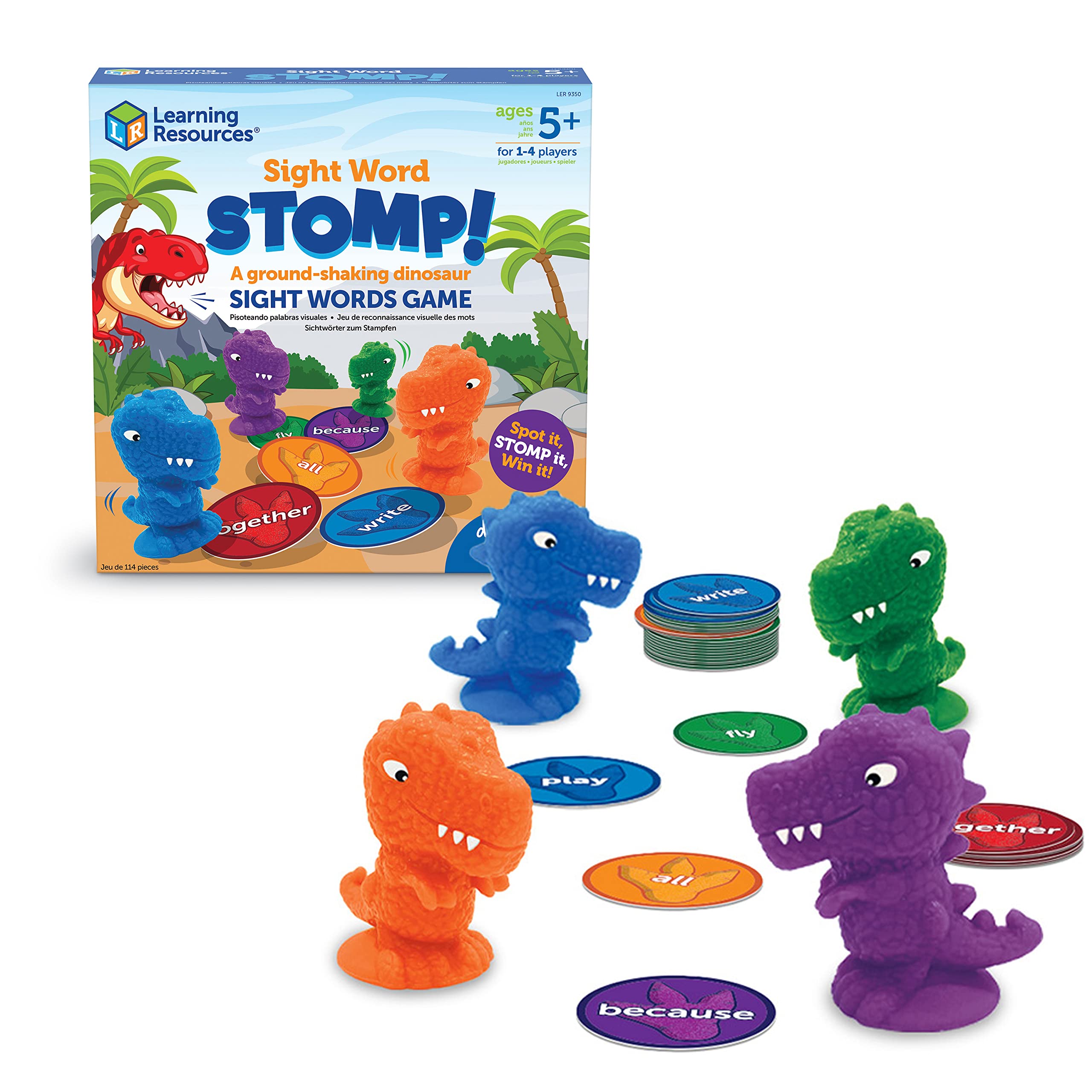 114-Piece Learning Resources Sight Word Stomp! Game $6.29 + Free Shipping w/ Prime or on orders over $35