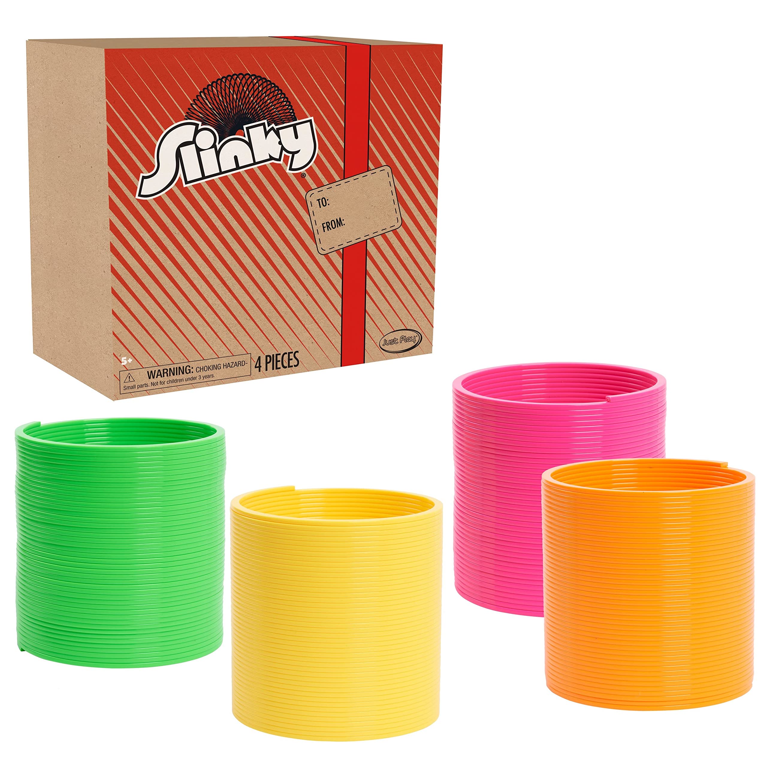 Prime Members: 4-Count Slinky the Original Walking Spring Toy $6 + Free Shipping