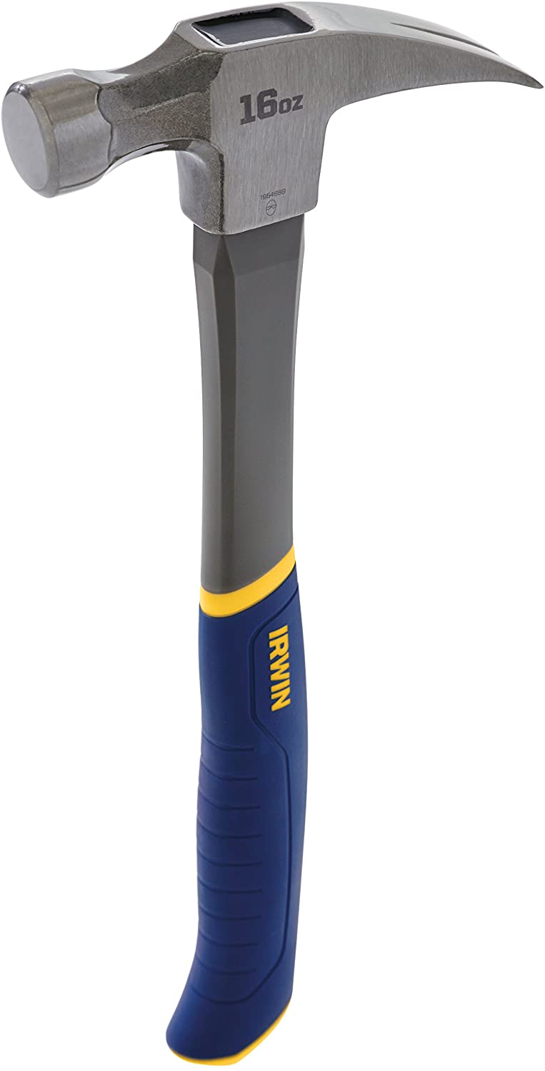 16-Oz Irwin Fiberglass General Purpose Claw Hammer $9 + Free Shipping w/ Prime or on orders over $35