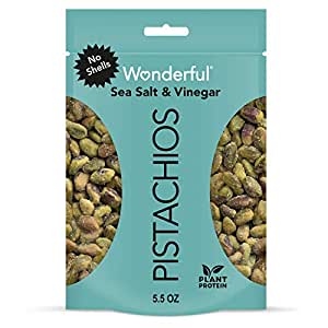 5.5-Oz Wonderful Pistachios (No Shells, Sea Salt & Vinegar) $3.57 w/ S&S + Free Shipping w/ Prime or on orders over $35