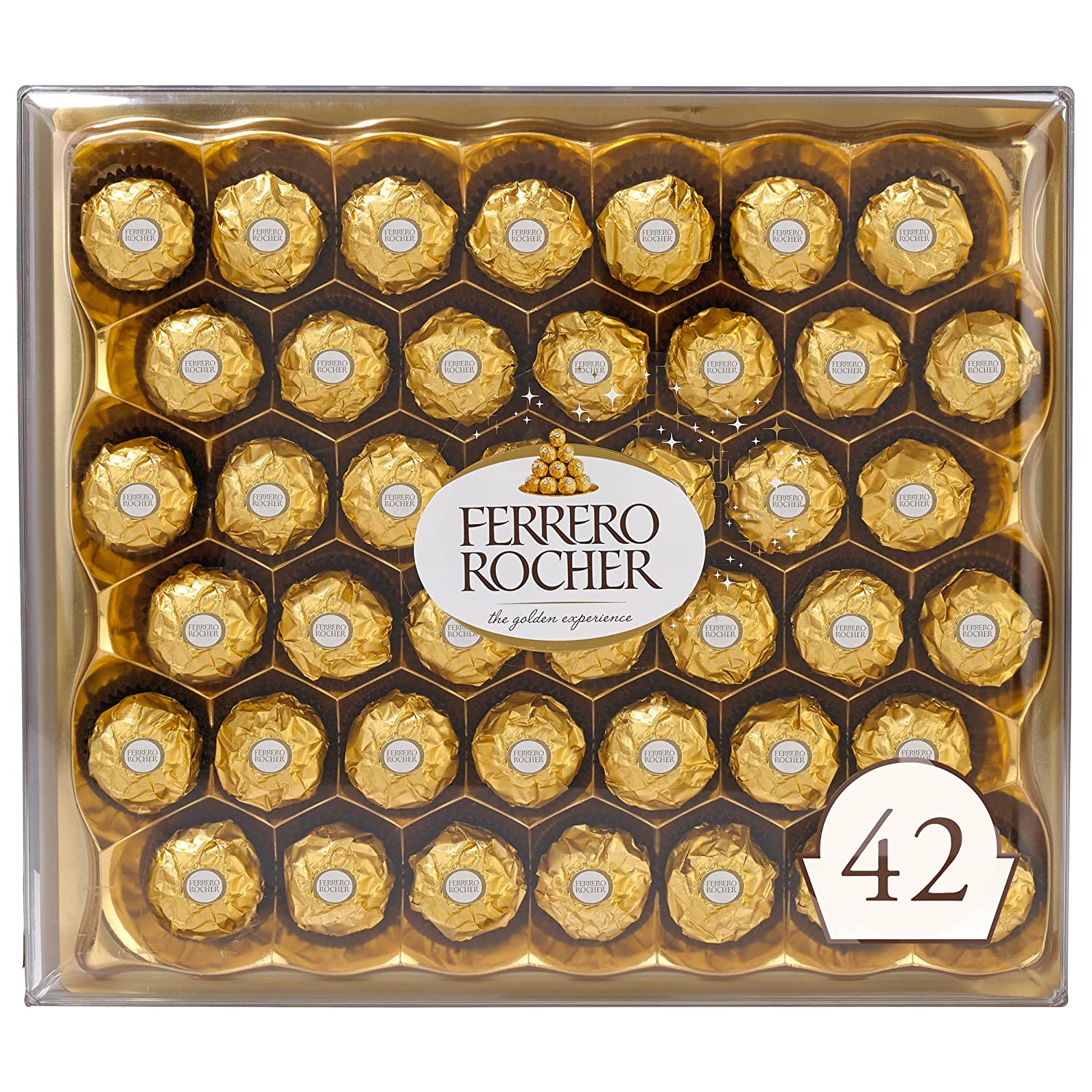 42-Count 18.5-Oz Ferrero Rocher Fine Hazelnut Milk Chocolates Gift Box $13.11 + Free Shipping w/ Prime or on orders over $35