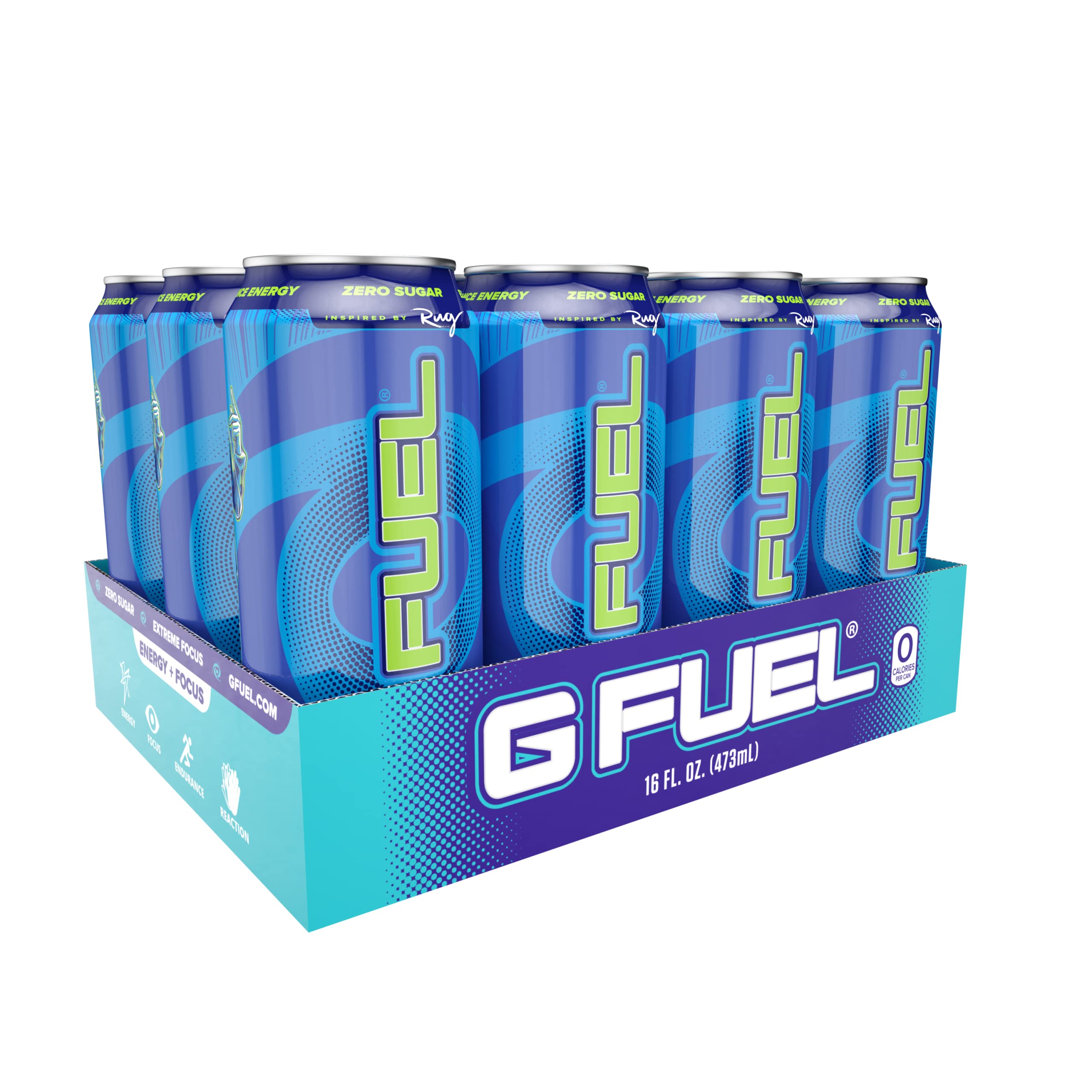 12-Pack 16-Oz G Fuel Sour Blue Chug Rug Sugar Free Energy Drink $15.80 w/ S&S + Free Shipping w/ Prime or on orders over $35