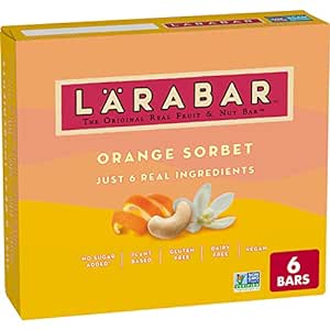 6-Count 1.6-Oz Larabar Fruit & Nut Bars (Orange Sorbet) $5.21 w/ S&S + Free Shipping w/ Prime or on orders over $35