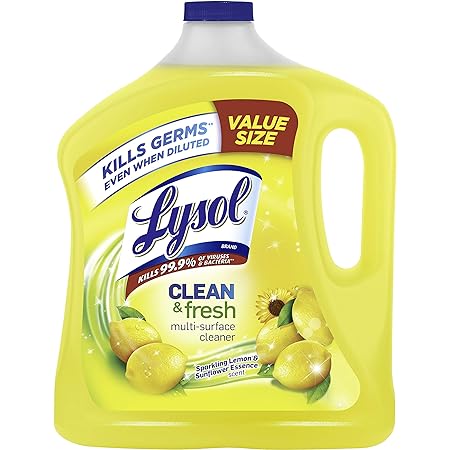 90-Oz Lysol Clean & Fresh Multi Surface Cleaner (Lemon & Sunflower) $5.87 w/ S&S + Free Shipping w/ Prime or on orders over $35