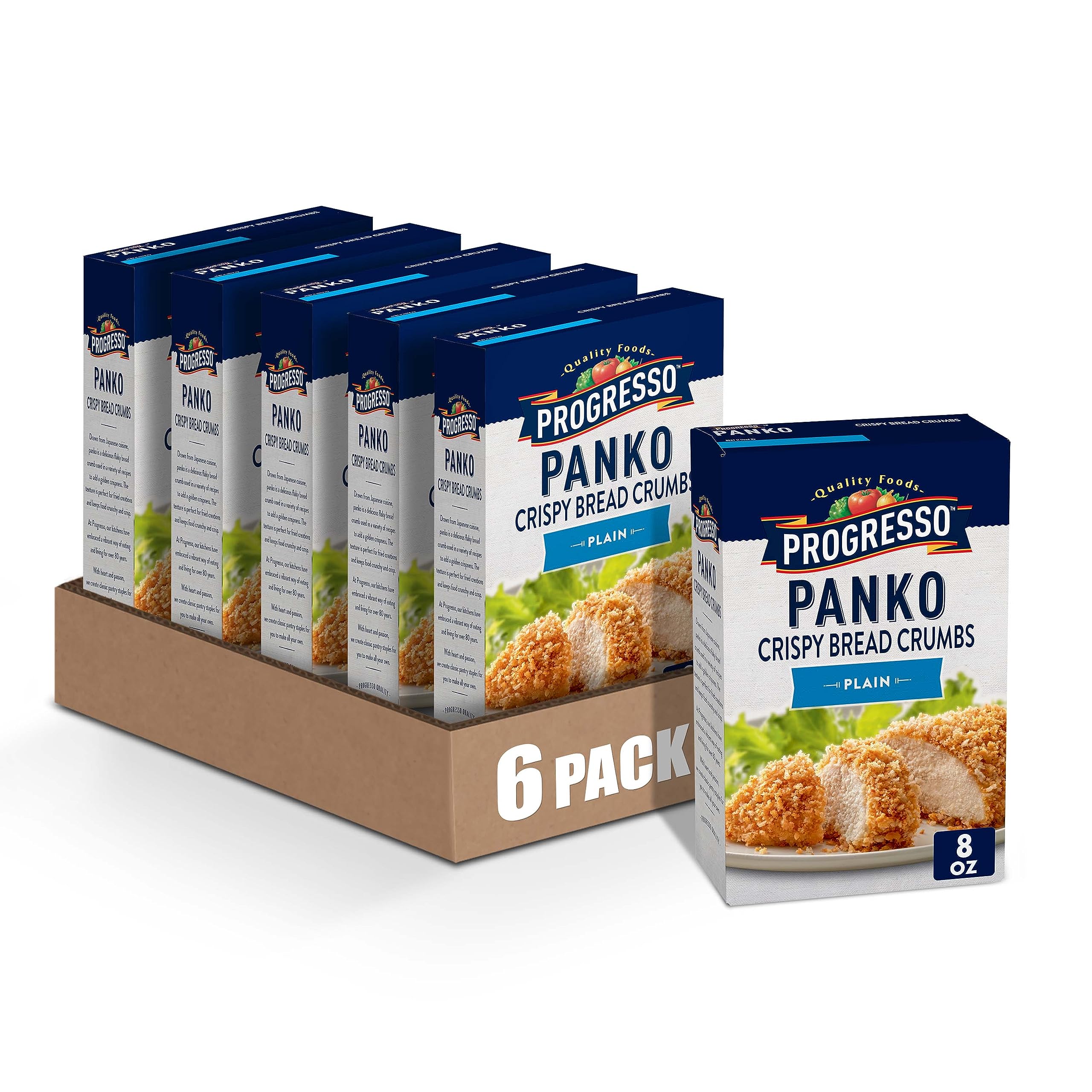 6-Pack 8-Oz Progresso Panko Crispy Bread Crumbs (Plain) $9.37 w/ S&S + Free Shipping w/ Prime or on orders over $35