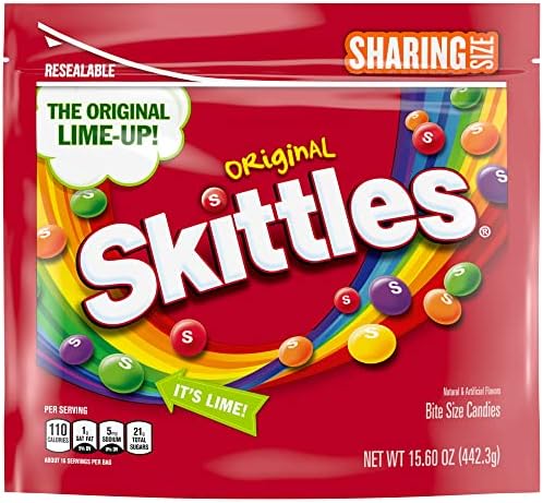 15.6-Oz Skittles Candy Sharing Size Bag (Original) $3 w/ S&S + Free Shipping w/ Prime or on orders over $35