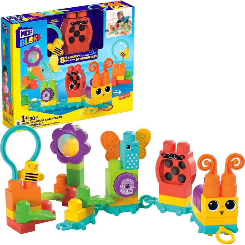 30-Piece Mega Bloks Move N Groove Caterpillar Train $8.91 + Free Shipping w/ Prime or on orders over $35