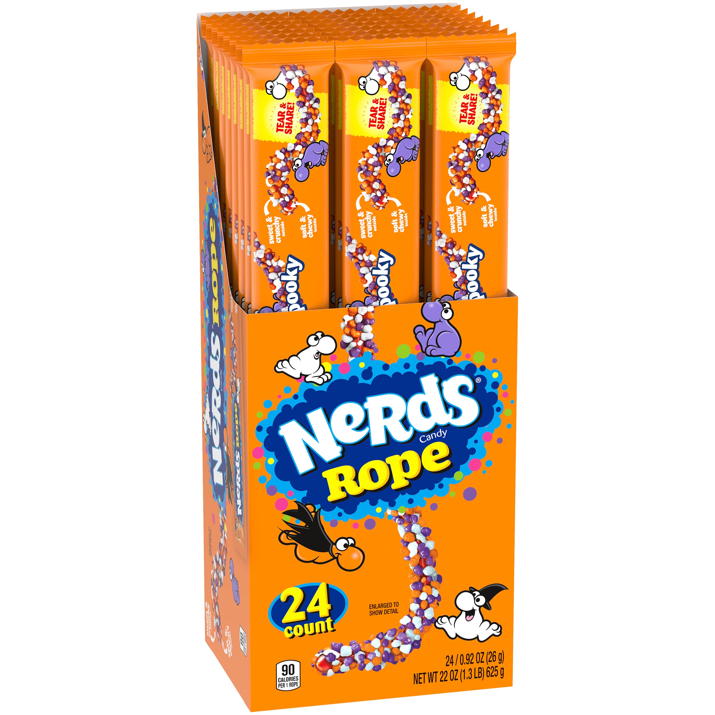 24-Pack 0.92-Oz Nerds Rope Candy (Halloween) $10.48 w/ S&S + Free Shipping w/ Prime or on orders over $35