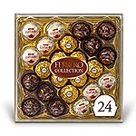 24-Count Ferrero Rocher Collection, Fine Hazelnut Milk Chocolates (Assorted Coconut Candy and Chocolates) $7.49 w/ S&amp;S + Free Shipping w/ Prime or on orders over $25
