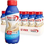 12-Pack 11.5-Oz Premier Protein Shake (Various Flavors) $18.90 &amp; More w/ Subscribe &amp; Save