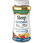 60-Count 3 mg Nature's Bounty Melatonin Sleep Gummies $4.27 w/ S&amp;S + Free Shipping w/ Prime or on orders over $25