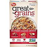 14-Oz Post Great Grains Cranberry Almond Crunch & Clusters Breakfast Cereal $2.85 w/ Subscribe &amp; Save