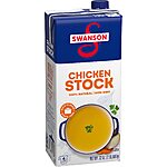 32-Oz Swanson 100% Natural Gluten-Free Chicken Stock $1.90 w/ Subscribe &amp; Save