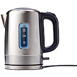 1500W 1L Amazon Basics Stainless Steel Electric Kettle w/ Automatic Shut Off $19