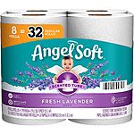 8-Count Angel Soft Mega Rolls 2-Ply Toilet Paper (Fresh Lavender) $5.70 w/ Subscribe &amp; Save