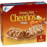 8-Count Honey Nut Cheerios Breakfast Cereal Snack Bars $1.75 w/ S&amp;S + Free Shipping w/ Prime or on orders over $35