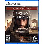 Assassin's Creed Mirage Deluxe Edition (PS5 or PS4) $30 + Free Shipping w/ Prime or on orders over $35