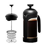 12-Oz OVENTE French Press $8 + Free Shipping w/ Prime or on orders over $35