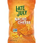7.8-Oz Late July Snacks Tortilla Chips (Nacho Cheese) $3 + Free Shipping w/ Prime or on orders over $35