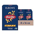 8-Pack 16-Oz Barilla Elbows Pasta $6.23 w/ S&amp;S + Free Shipping w/ Prime or on orders over $35